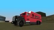 Ford F-800 1988 Security Car for GTA Vice City miniature 3