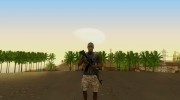 CoD MW3 Africa Militia v2 para GTA San Andreas miniatura 1