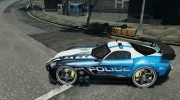 Dodge Viper SRT-10 ACR ELITE POLICE for GTA 4 miniature 2