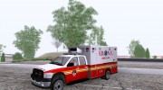 Dodge Ram Ambulance для GTA San Andreas миниатюра 1