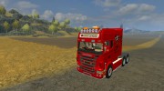 Scania Longline V Rot para Farming Simulator 2013 miniatura 1