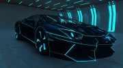 Lamborghini Aventador TRON Edition для GTA 4 миниатюра 1