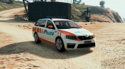 Skoda Octavia RS Swiss - GE Police для GTA 5 миниатюра 1