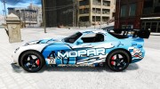 Dodge Viper SRT-10 Mopar Drift для GTA 4 миниатюра 2