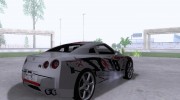 Nissan GTR 35 Blitz для GTA San Andreas миниатюра 3