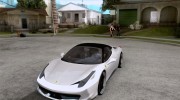 Ferrari 458 Italia custom for GTA San Andreas miniature 1