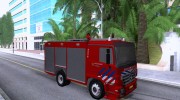 Mercedes-Benz Actros Fire Truck для GTA San Andreas миниатюра 4