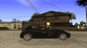 PEUGEOT 207 Griffe LANCARSPORT para GTA San Andreas miniatura 5