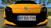 Renault Megane 3 Sport для GTA Vice City миниатюра 4