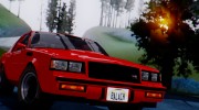 1987 Buick GNX для GTA San Andreas миниатюра 4