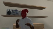 Красная маска гопника HD для GTA San Andreas миниатюра 6