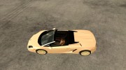Lamborghini Gallardo LP560-4 Spyder для GTA San Andreas миниатюра 2