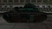 Французкий синеватый скин для D2 для World Of Tanks миниатюра 5