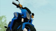 Honda CB650F Azul для GTA San Andreas миниатюра 9