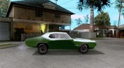Pontiac GTO 1969 para GTA San Andreas miniatura 5
