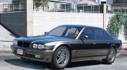BMW 740i E38 Shadow Line 1.0 для GTA 5 миниатюра 1