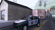 Renault Sandero Police LV для GTA San Andreas миниатюра 4
