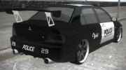 Mitsubishi Lancer Evolution IX Police для GTA San Andreas миниатюра 2