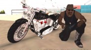 Harley-Davidson Black Rider для GTA San Andreas миниатюра 3
