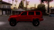 Jeep Cherokee KK 4x4 para GTA San Andreas miniatura 4