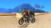 Manual Rickshaw v2 Skin1 для GTA San Andreas миниатюра 1