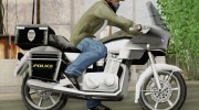 Police Bike Metropolitan Police для GTA San Andreas миниатюра 6