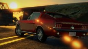 1968 Ford Mustang GT Fastback для GTA San Andreas миниатюра 4