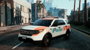 Ford Explorer Swiss - GE Police for GTA 5 miniature 1