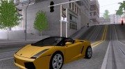 Lamborghini Gallardo для GTA San Andreas миниатюра 5