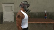 Военный противогаз для GTA San Andreas миниатюра 4