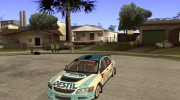 Mitsubishi Lancer Evo IX в новом виниле для GTA San Andreas миниатюра 1