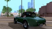 Shelby Cobra V10 TT Black Revel for GTA San Andreas miniature 2