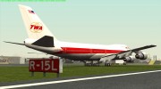 Boeing 747-100 Trans World Airlines (TWA) para GTA San Andreas miniatura 4
