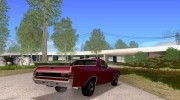 Chevrolet EL Camino SS для GTA San Andreas миниатюра 4