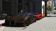 Bugatti Veyron Grand sport Vitesse for GTA 5 miniature 6