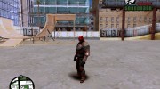 Red Skull skin для GTA San Andreas миниатюра 6