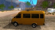 ГАЗель 2705 маршрутное такси for GTA San Andreas miniature 2