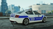 Škoda Octavia 2016 Yeni Türk Trafik Polisi para GTA 5 miniatura 3