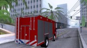 Mercedes-Benz Actros Fire Truck para GTA San Andreas miniatura 3