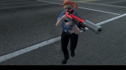 Chromegun black and red для GTA San Andreas миниатюра 7