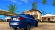 BMW X6M for GTA San Andreas miniature 4