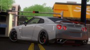 Nissan GTR R35 для GTA San Andreas миниатюра 3