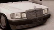 Mercedes-Benz 190E для GTA San Andreas миниатюра 4