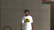 White Adio t-shirt (For Skate Lovers) для GTA San Andreas миниатюра 1