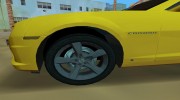 Chevrolet Camaro SS для GTA Vice City миниатюра 8