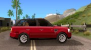 Range Rover Sport для GTA San Andreas миниатюра 5