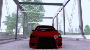 Mitsubishi Lancer Evolution X v2 Make Stance para GTA San Andreas miniatura 5