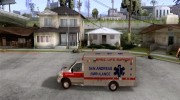 Ford E-350 Ambulance 2 для GTA San Andreas миниатюра 2