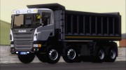 Scania P420 8x4 Dumper для GTA San Andreas миниатюра 10