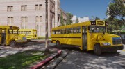 Caisson Elementary C School Bus for GTA 5 miniature 10